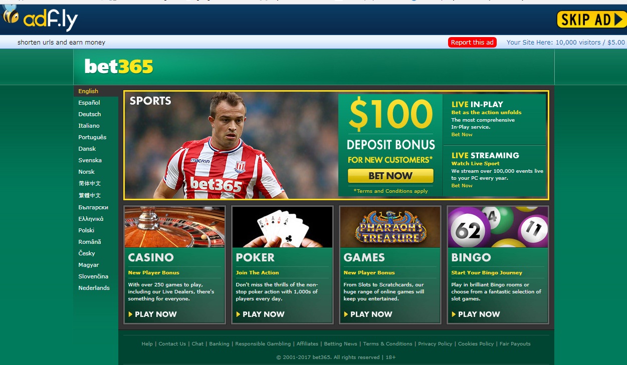 Bet365 casino live