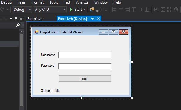 How to create a login form in Visual Studio 2015 () - SEOClerks
