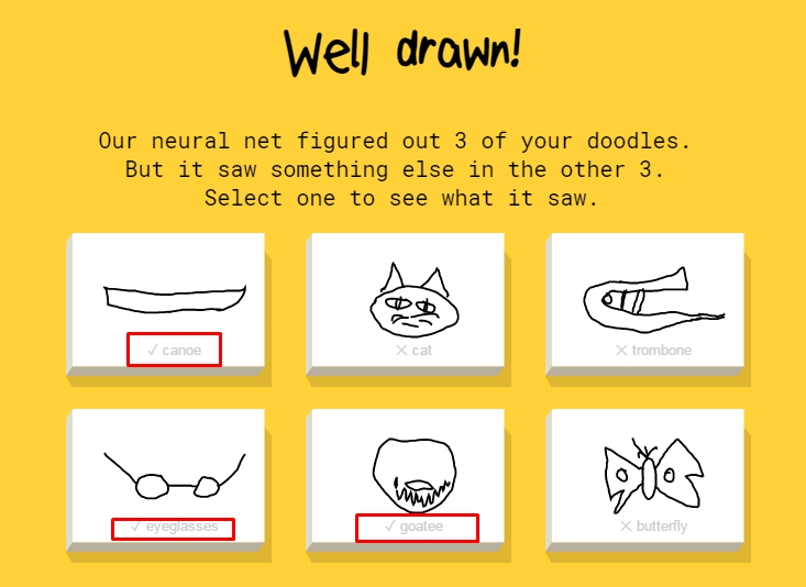 Fun with Google QuickDraw