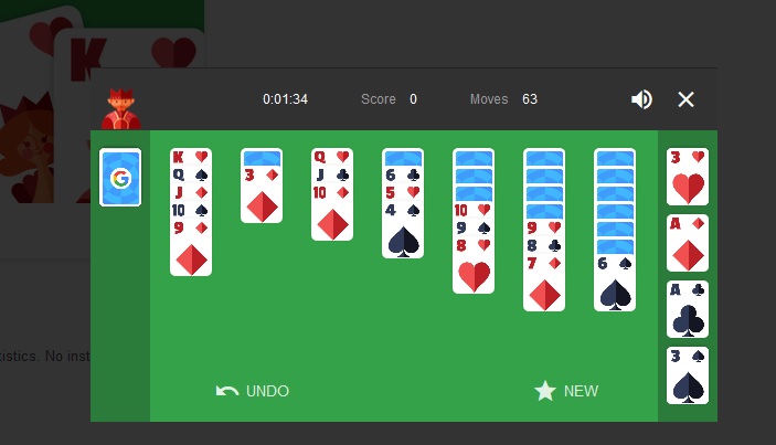 free solitaire google