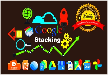 I will boost ranking by 03 google entity stacking permanent backlinks