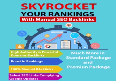 I will manual 50 mix backlinks on high da high PR websites