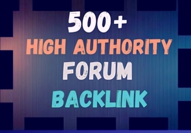 Create High Authority Forum Backlinks for your Website ranking