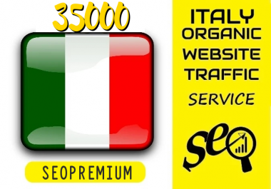 10000 Real website visitors from ITALY