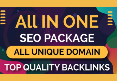 Boost Google Rankings with 100 All-in-One SEO Backlink Package - PREMIUM SERVICE