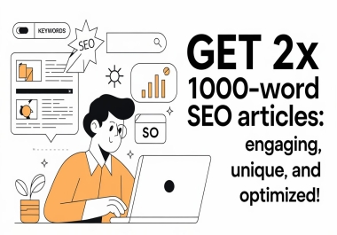 Get 2x 1000-Word SEO-Optimized Articles or Blog Posts by a Skilled Web Content Writer