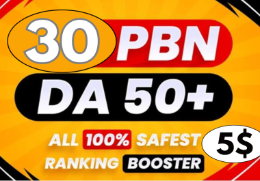 Drive Organic Traffic With High DA 50+ Relevant Contextual PBN Backlinks