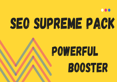 SEO SUPREME PACK - POWERFUL BOOSTER