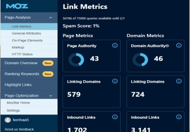 High DA Backlinks for Increase Moz DA 40+