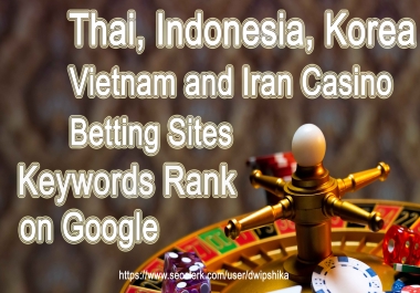 Ranked Thai,  Indonesia,  Korea,  Philippine Gambling 2 Keywords