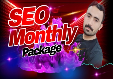 Complete Monthly SEO Solutions for Your Website With High Quality Backlinks Service