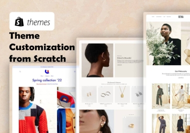 Shopify Theme Customization from Scratch