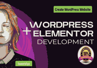 We will create a WordPress website with elementor pro