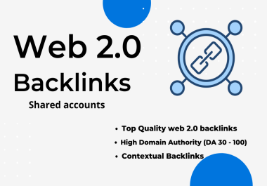 Web 2.0 blogs contextual backlink for your website