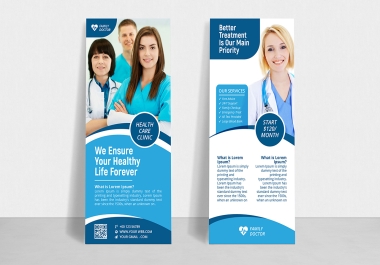 Design Modern Rack card Dl Flyer or Door hangers within 24 hours