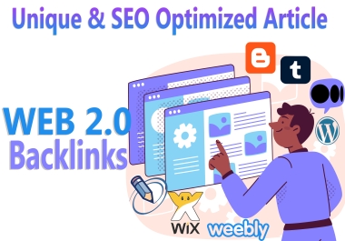 Write and Publish 20 Unique Article On Web 2.0 Sites With Backlinks