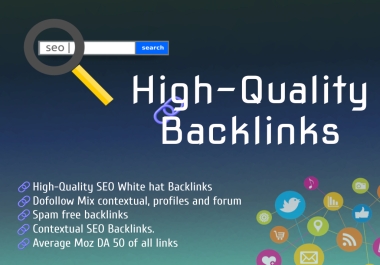 High Quality Backlink,  backlinking for your website