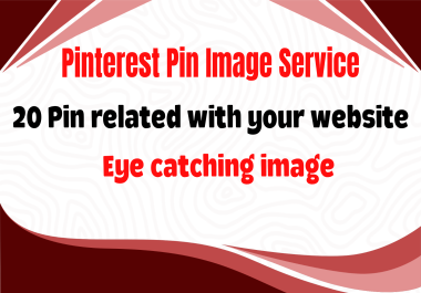 I Will Create Eye-Catching Pinterest Pins & Boards for Your Website