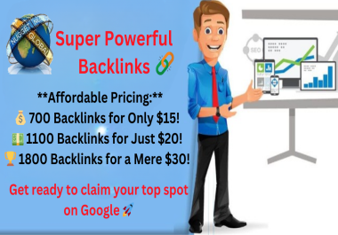 700 Super Powerful SEO Backlinks to Boost Website Traffic and Google Rankings