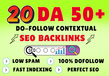 Supercharge Your Website with 20 High-Quality Do Follow Contextual SEO Backlinks