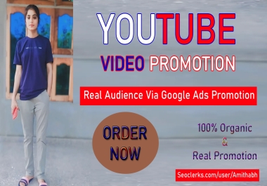 High Quality YouTube Video Boost with Google Adwords