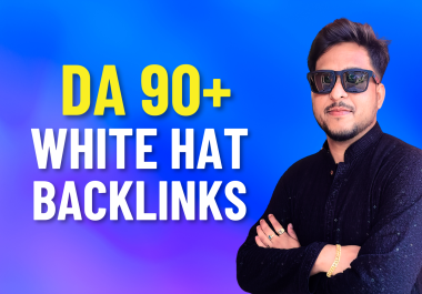 50 White Hat SEO Backlinks DA 90+