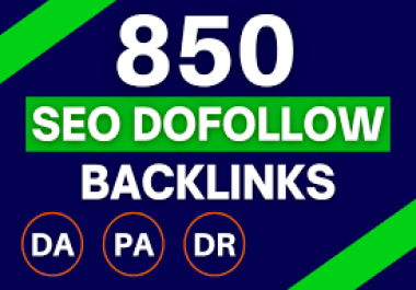 Rank with 850+ White Hat SEO Dofollow Backlinks DA 90+ Manual Link Building