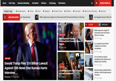 Build a Professional News Portal Website Online