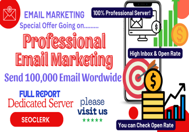 1000 Bulk Email Campaign with full report