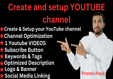 I will Create and Setup your YT Chanel