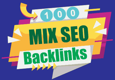 I will do 100 mix SEO backlinks da 90 dofollow contextual links