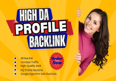 30 Profile backlinks for high da