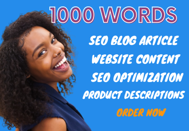 I will write 1000 words engaging articles and blog posts for your website