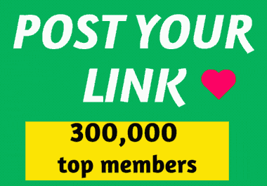 Post your website link to top 300k members