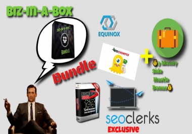 Biz-In-A-Box Bundle 3 softwares 3 mystery Bonuses included inside