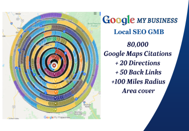 Create 80.000 GMB UK, FR,  USA citations for local SEO ranking