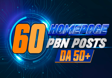 Elevate SEO Unlock Success with Our 60-Home Page PBN Package
