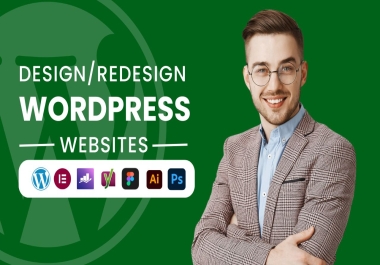 I will build wordpress website development,  business website or wordpress blog website