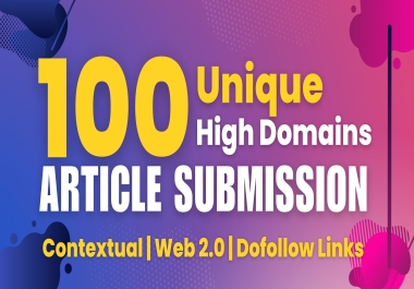 100 Unique High Domain Submission Backlinks DR50+ Google Ranking High DA50+