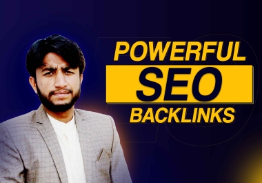 Powerful SEO Backlinks Web 2.0 Backlinks Dofollow Backlinks Strategy