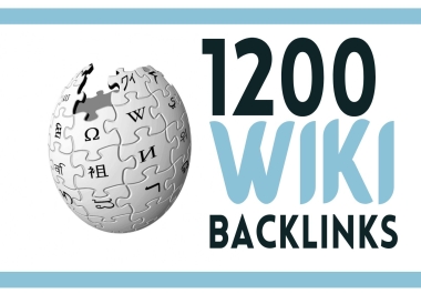 1200 Wikipedia Backlinks Contextual Backlinks SEO Optimized High DA50+