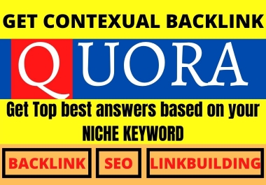 Promote your website with 6 HQ Quora answer