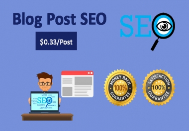 I will do SEO of 75 Blog Posts to rank your website