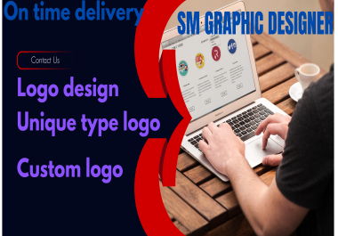 I am a graphic designer. I will create the creative types of logo.