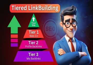 Boost Ranking with Multi 3 Tiered Link Pyramid SEO Backlinks