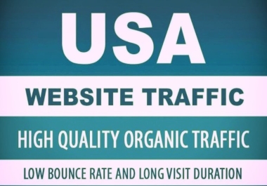 35000 Premium Traffic from USA to Your website or any for 7 days