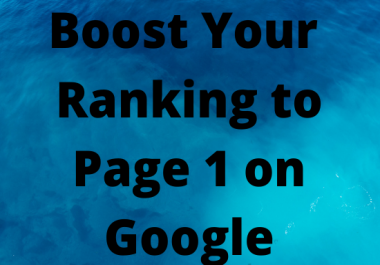 I Will Boost Your Ranking to Page 1 on Google W/ Nuclear SEO Package for 20