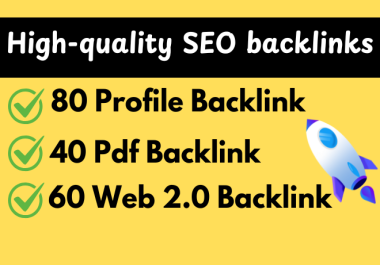 180 High quality SEO backlinks