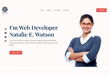 I will create and develop a responsive website using WordPress and Elementor