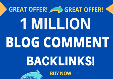 I will create 1 million gsa dofollow blog comment seo backlinks